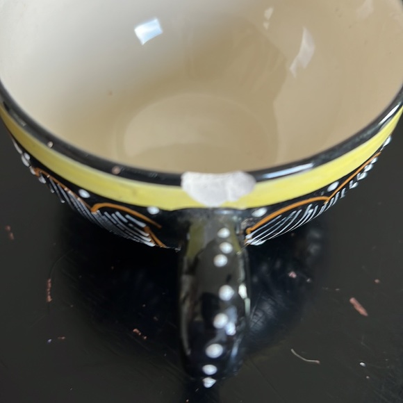 Quimper tea set with 8 cups and saucers, sugar bowl and creamer. - Picture 3 of 3